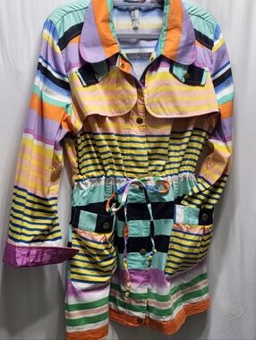 berek Pastel Striped Tee in Blue, Yellow, Green, Orange